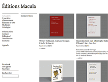 Tablet Screenshot of editionsmacula.com